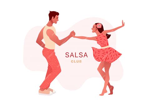 Salsa En La Ciudad Baile Callejero Hermosa Pareja Bailando Personas