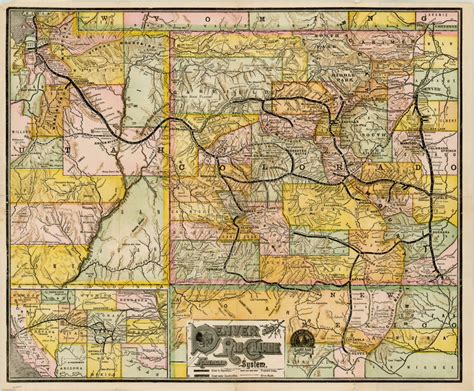 Denver And Rio Grande Railroad System Curtis Wright Maps