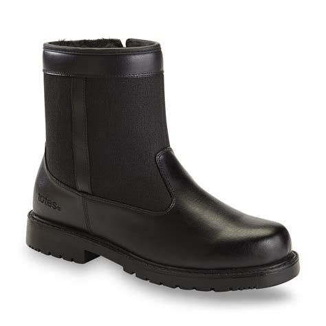 Totes Men's Stadium 8" Black Winter Snow Boot
