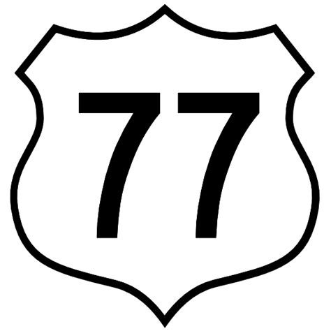Number 77 Logo