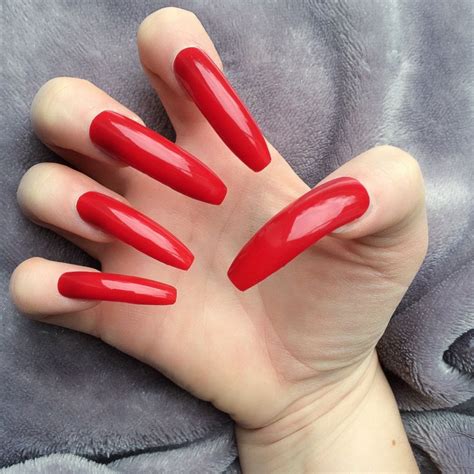 Long Red Nails Jpeg