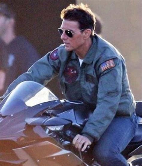 Tom Cruise Maverick Top Gun Flight Bomber Jacket Vlrengbr