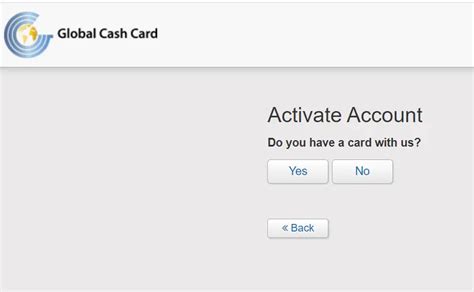 How To Activate A Global Cash Card