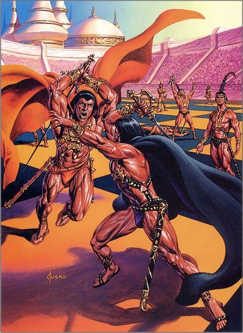 Joe Jusko The Battle Of The Kings Science Fiction Artwork Art