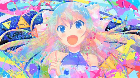 Wallpaper Invaders Of Rokujouma Anime Girls Colorful Theiamillis