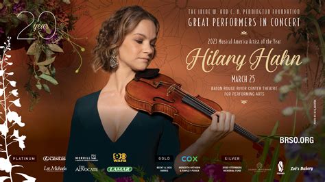 Hilary Hahn — Baton Rouge Symphony Orchestra