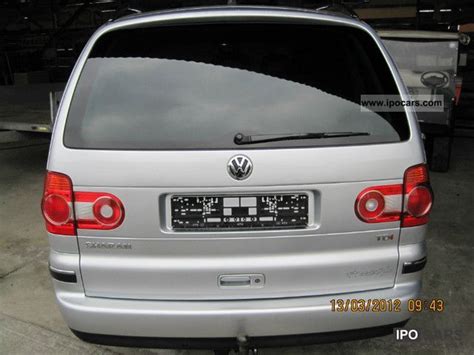 2007 Volkswagen Sharan 19 Tdi Automatic Freestyle Car Photo And Specs