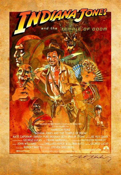 Adventurous Indiana Jones Poster Art By Mark Mchaley — Geektyrant