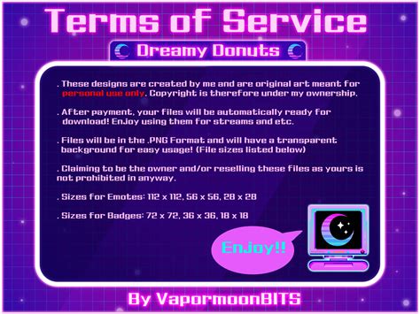 Vaporwave Donut Emotes And Badges For Twitch Discord And Etsy