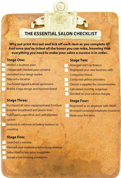 How to start a bath and body products business. Salon Checklist - Start Up Salon | Beauty salon decor, Home hair salons, Salons