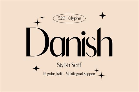 Danish Font By Minimalistartstudio · Creative Fabrica