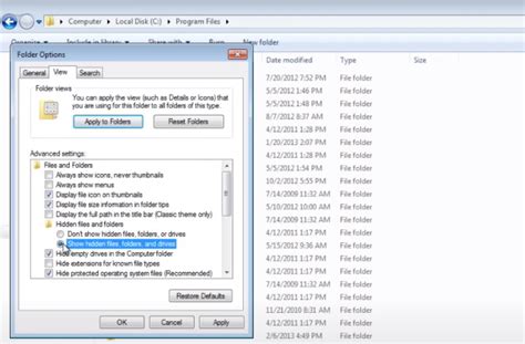 How To Show Hidden Files And Folders In Windows 10 7 And 8