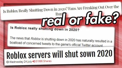 After 8 years youtube is finally calling it quits in a shock announcement a few hours ago. Roblox Is Shutting Down…? - YouTube