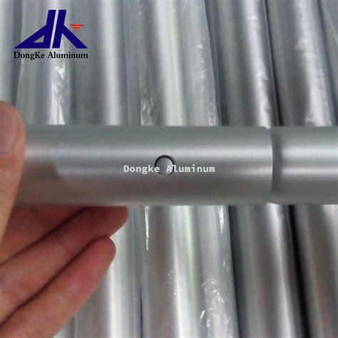 Silver Anodized Round Aluminum Pipe
