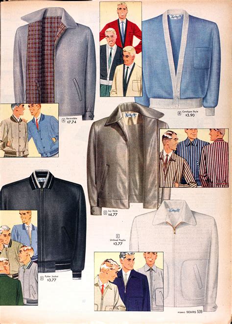 sears catalog highlights spring summer 1958 vintage clothing men fashion sketches men 1950s