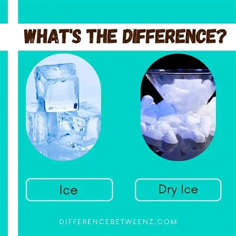 Difference Between Ice And Dry Ice Difference Betweenz