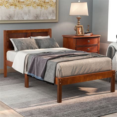 Twin Size Bed Frame Twin Size Platform Bed With 2 Drawers And Wheels