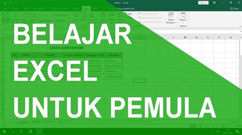 Belajar Dasar Dasar Excel Lengkap Disertai Penjelasan Youtube Riset