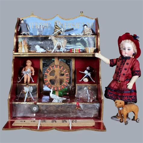 French Loterie Parisienne Game Filled With Treasures 16 Signature Dolls Ruby Lane