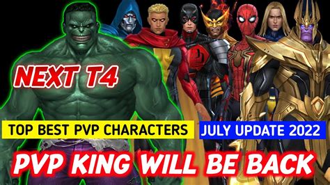 Top Pvp Characters July Marvel Future Fight Mff Hindi India Youtube