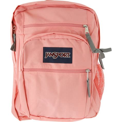 Jansport Big Student Polyester Backpack Strawberry Pink
