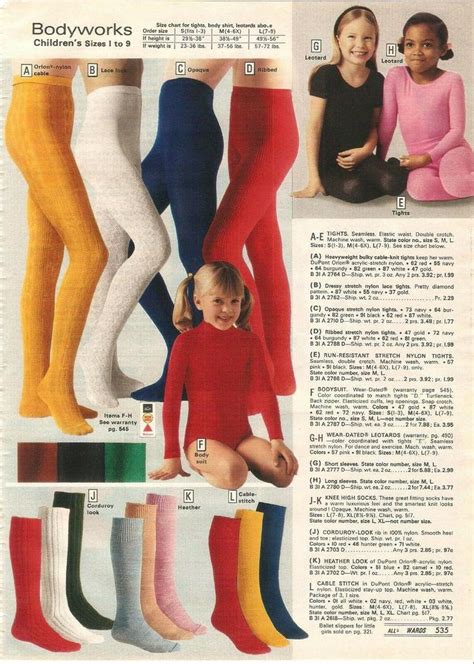 70 s vintage catalog girls panties tights bras pj s photo pages ads clippings 2022239508