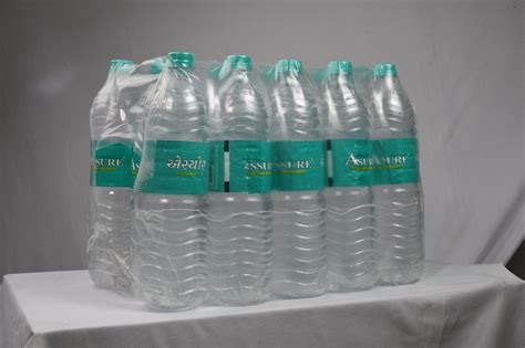 Plastic Assure 1 Liter Packaged Drinking Water Bottle Set Packaging