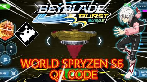 World Spryzen S Qr Code Gameplay Beyblade Burst App Youtube