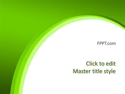 Free Creative Green Background Powerpoint Template Free Powerpoint