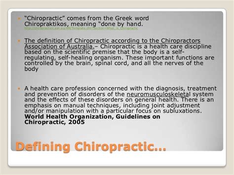 For Chiropractic To Progress It No Longer Needs Philosophy