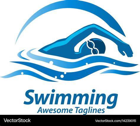 Swimming Logo Royalty Free Vector Image Vectorstock