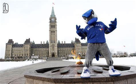 Toronto Blue Jays Mascot Ace On Parliament Hill Blair Gable Photography