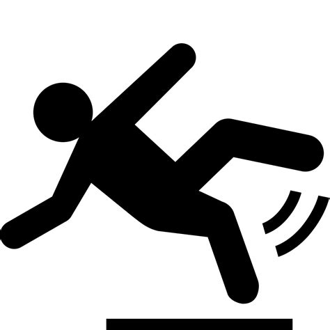 Computer Icons Slip And Fall Clip Art Running Man Png Download 1200