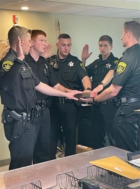 New Deputies Sworn In At Livingston County Sheriffs Office Local