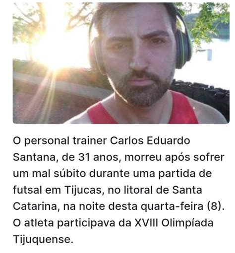 Nelson Carvalheira On Twitter Personal Trainer Morre Ap S Sofrer