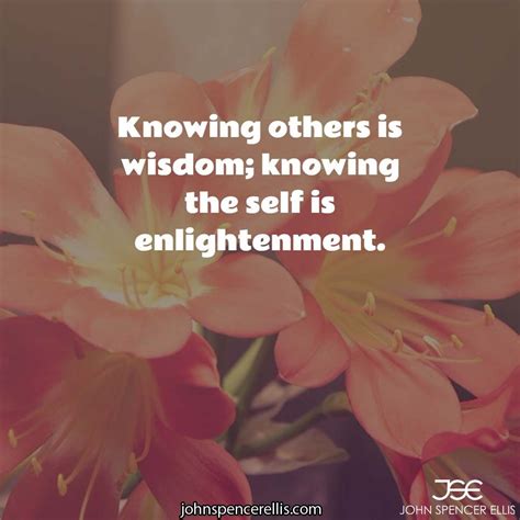 knowing others with them knowing the self is enlightenment ...