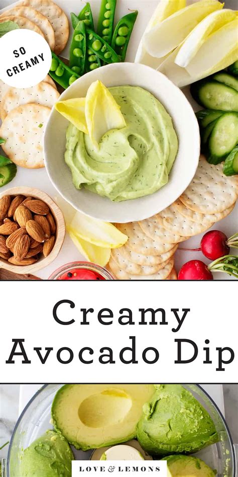 Creamy Avocado Dip Recipe Love And Lemons