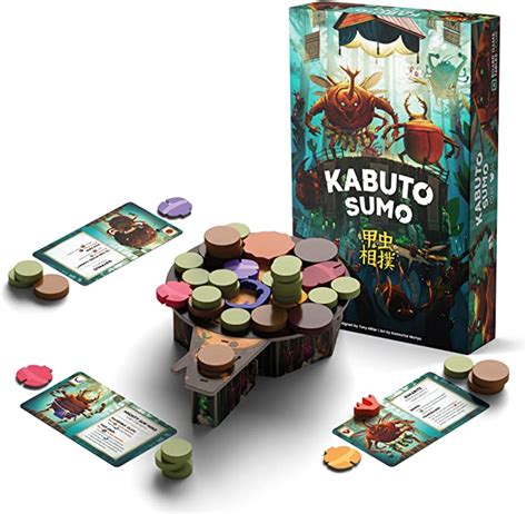 Kabuto Sumo Bug Wrestling Board Game Dexterity Game