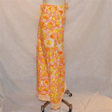 Vintage Lilly Pulitzer Long Skirt For Sale At 1stdibs