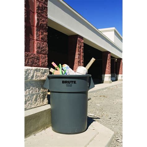 55 Gallon Trash Can Brute Garbage Cans Brute Containers Trash