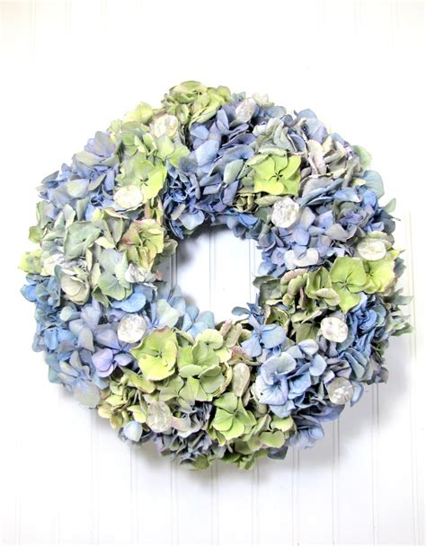 Natural Hydrangea Wreath Dried Flower Wreaths