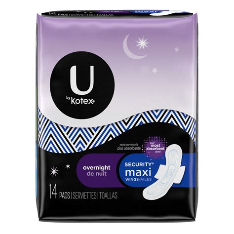 Kotex Overnight Pads With Wings New Product Critiques Prices And