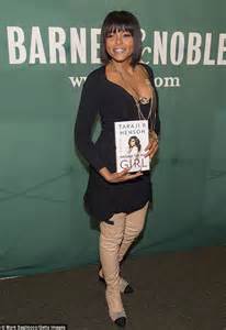 Taraji P Henson Dons Thigh High Leather Boots For New York Book Signing
