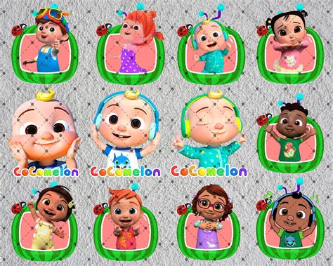 Transparent Background Cocomelon Characters Cocomelon Png Cocomelon