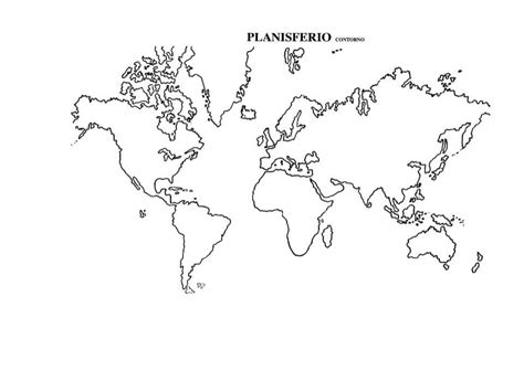 Top Imagen Planisferio Con Nombres Y Sin Division Politica Para Imprimir Pdf Viaterra Mx