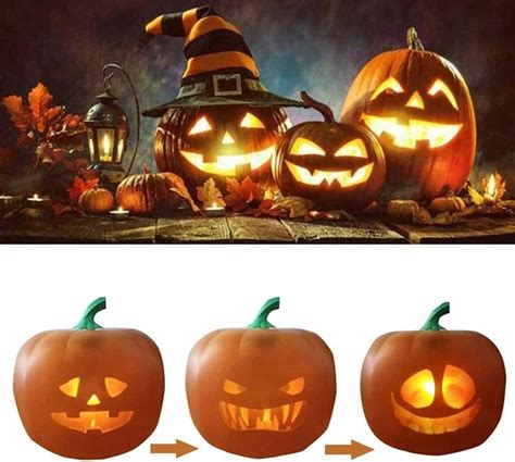 Halloween Talking Animated Pumpkin With Built In Projector Speaker In