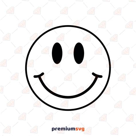 Basic Smile Svg Smile Face Svg Digital Download Premiumsvg