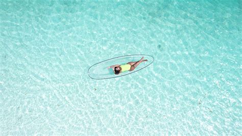 Clear Kayak Drone Photoshoot In Turks Caicos For Solo Couples