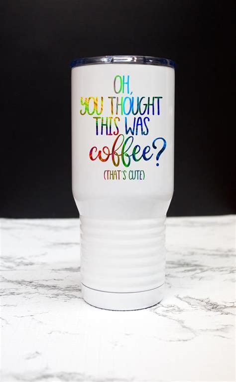 DIY Funny Coffee Mugs + Free SVG Cut Files - Happiness is Homemade