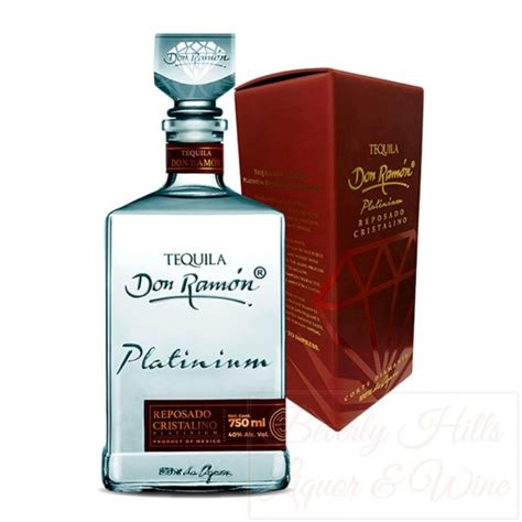 Tequila Don Ramon Platinum Reposado Cristalino